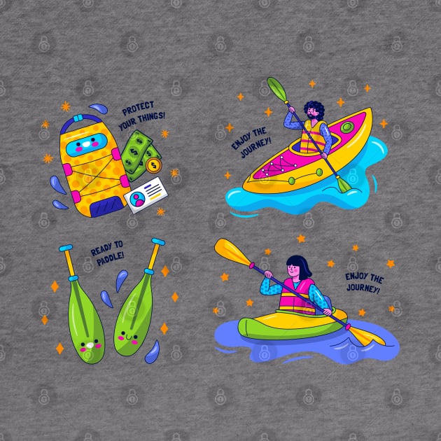 Kayak Lover Collection by Mako Design 